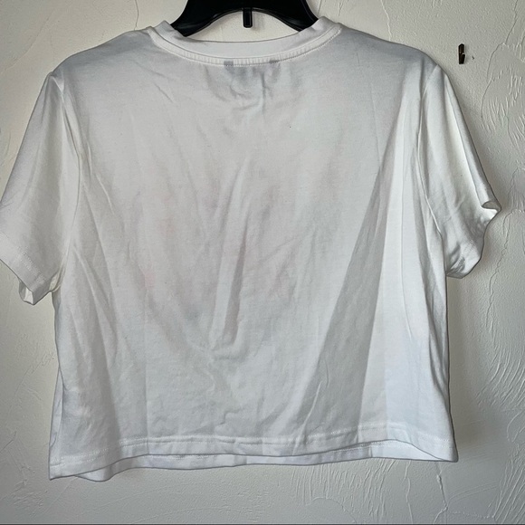 Shein Floral Graphic Cropped Crew Neck T-Shirt 2X - Picture 6 of 7